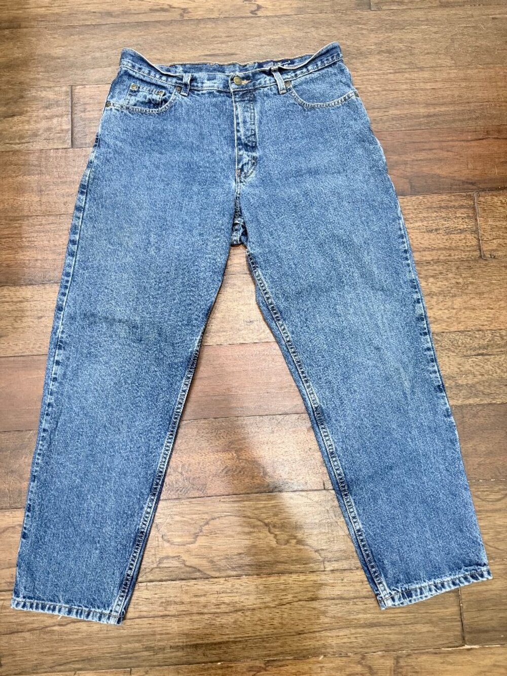 Vintage Y2K Eddie Bauer Jeans Women’s 14 Petite 100% Cotton Straight Leg 2001